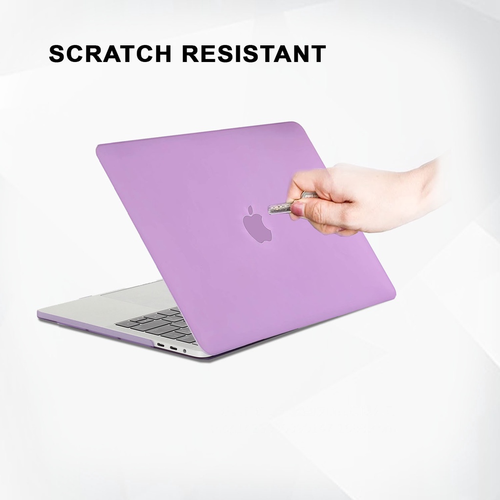 Case Casing Protective Pelindung Laptop Macbook Air Pro 13 M1 M2 2017 2018 2019 2020 2021 A1932 A2179 A2337 A1706 A1708 A1989 A2159 A2251 A2289 A2338 Gambar Motif Polos Warna Ungu Kombinasi Motif Lucu Hardcase Murah