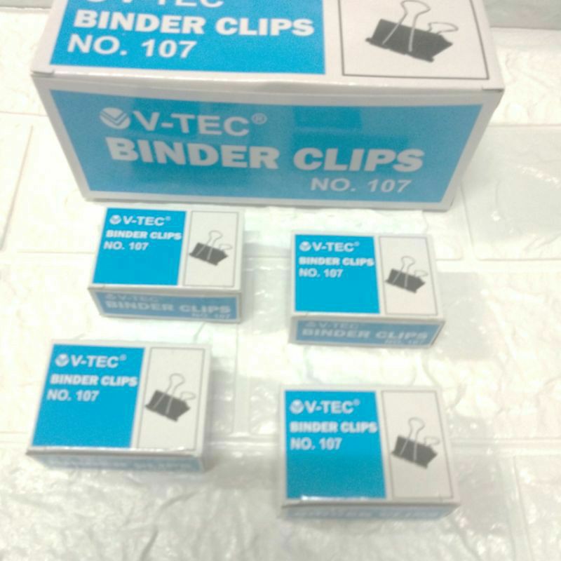 

Binder Clip / Penjepit Kertas no.107 VTEC kotak kecil