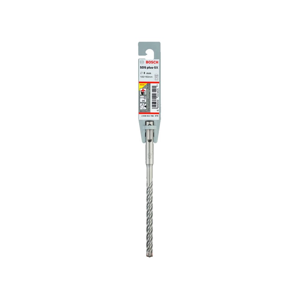 BOSCH SDS-plus-5X Hammer Drill Bit 8 x 100 x 160 mm 789