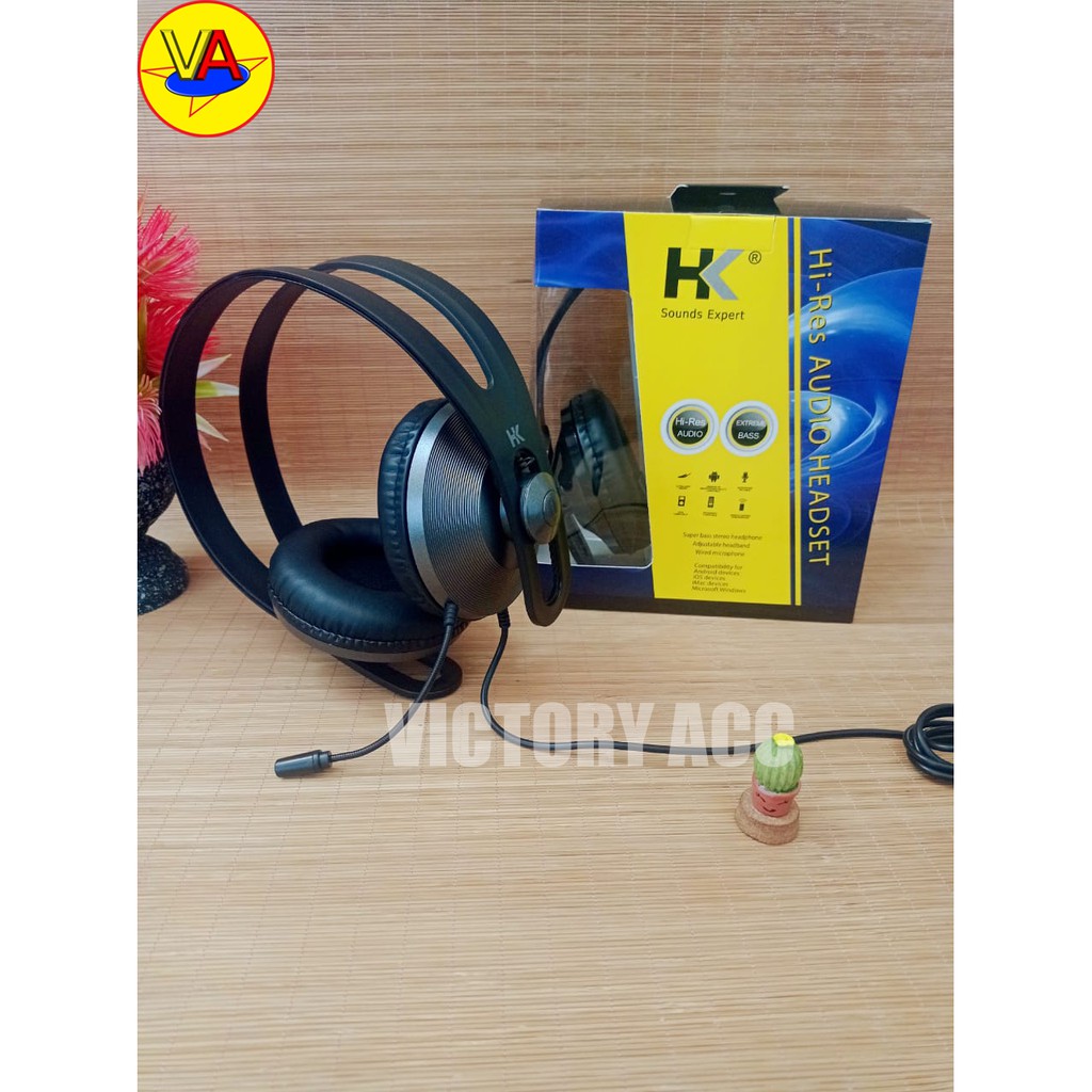 Headset Gaming HK G-18 Headphone Gaming Superbass G18 + Mic Headset Murah