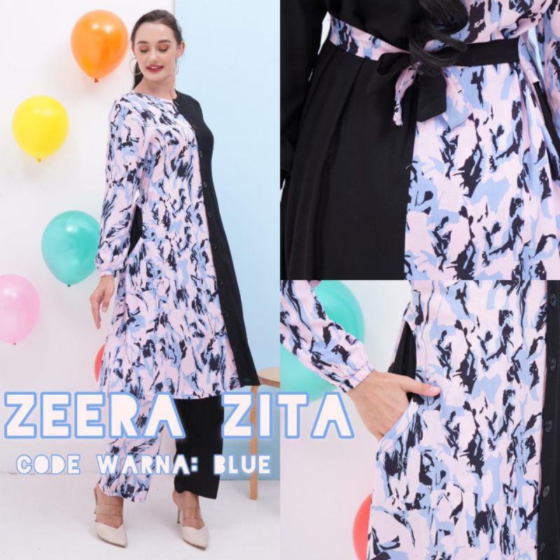 Daster Arab ZEERA ZITA Baju setelan Tunik Rayon