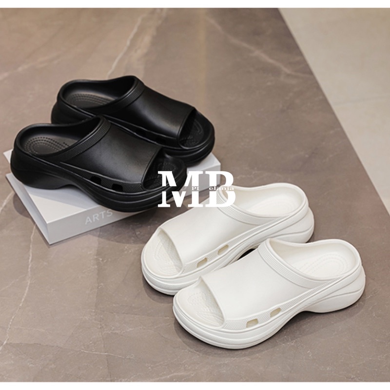 SANDAL SLOP KOKOP WEDGES JELLY IMPORT PREMIUM FUJI