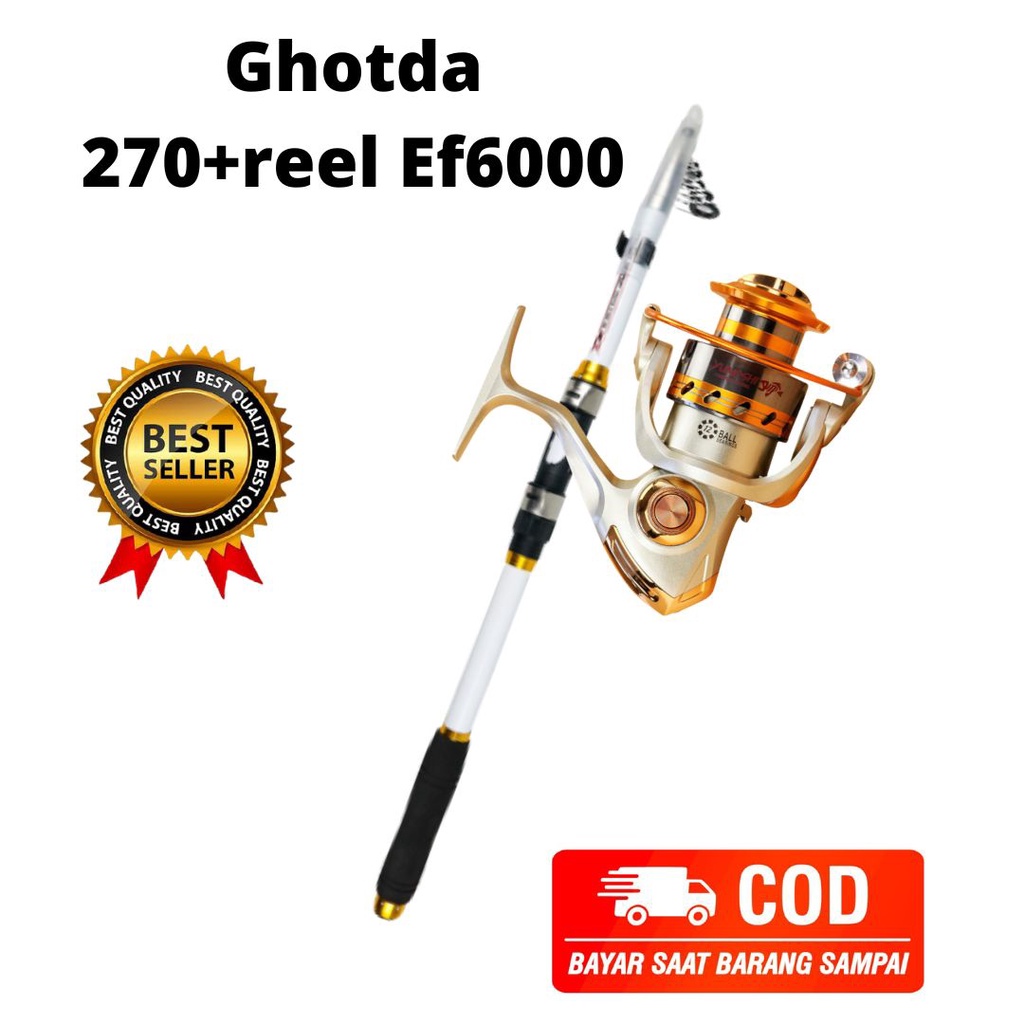 Joran Dan Rel Se set GHOTDA 270 REEL YUMOSHI EF6000
