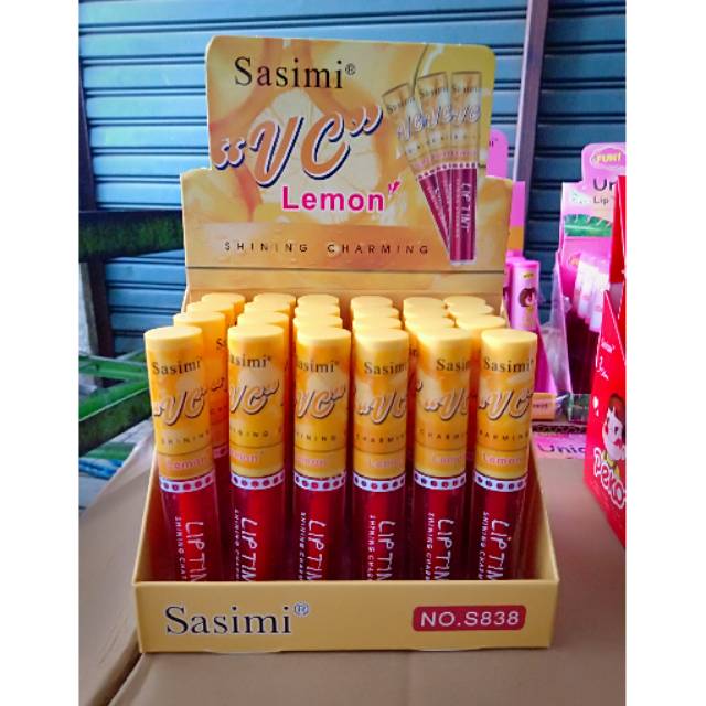 Lip tint sasimi vc lemon ecer