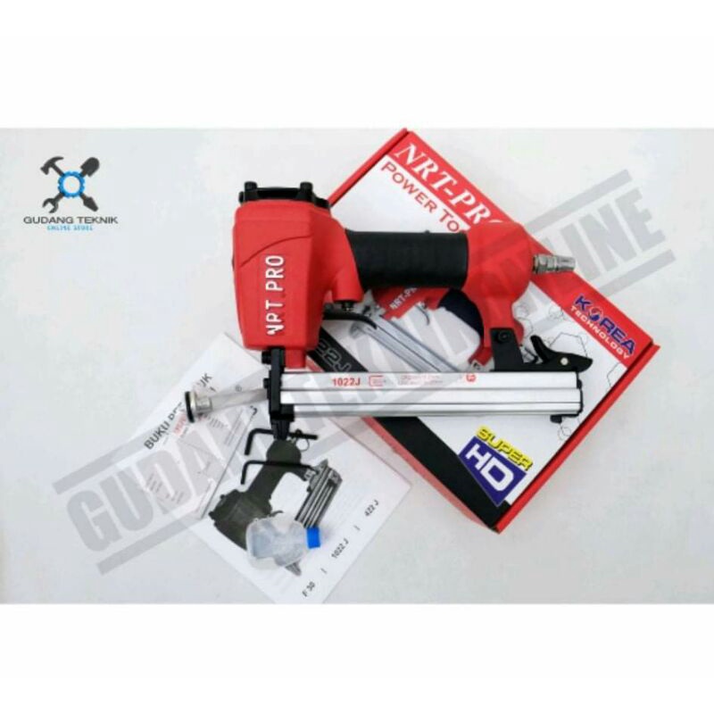 

Staples Tembak NRT Pro 1022J / Mesin Stapler Tembak NRT 1022 J Air Nailler / mesin staples tembak