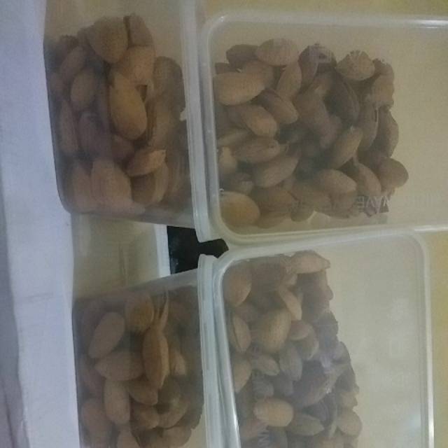 

Kacang almond mlik kemasan 250 gr