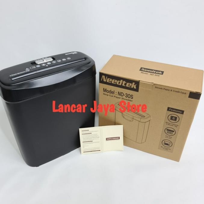 

Office Strip Cut Paper Shredder Needtek ND-30S Penghancur Kertas ND30S