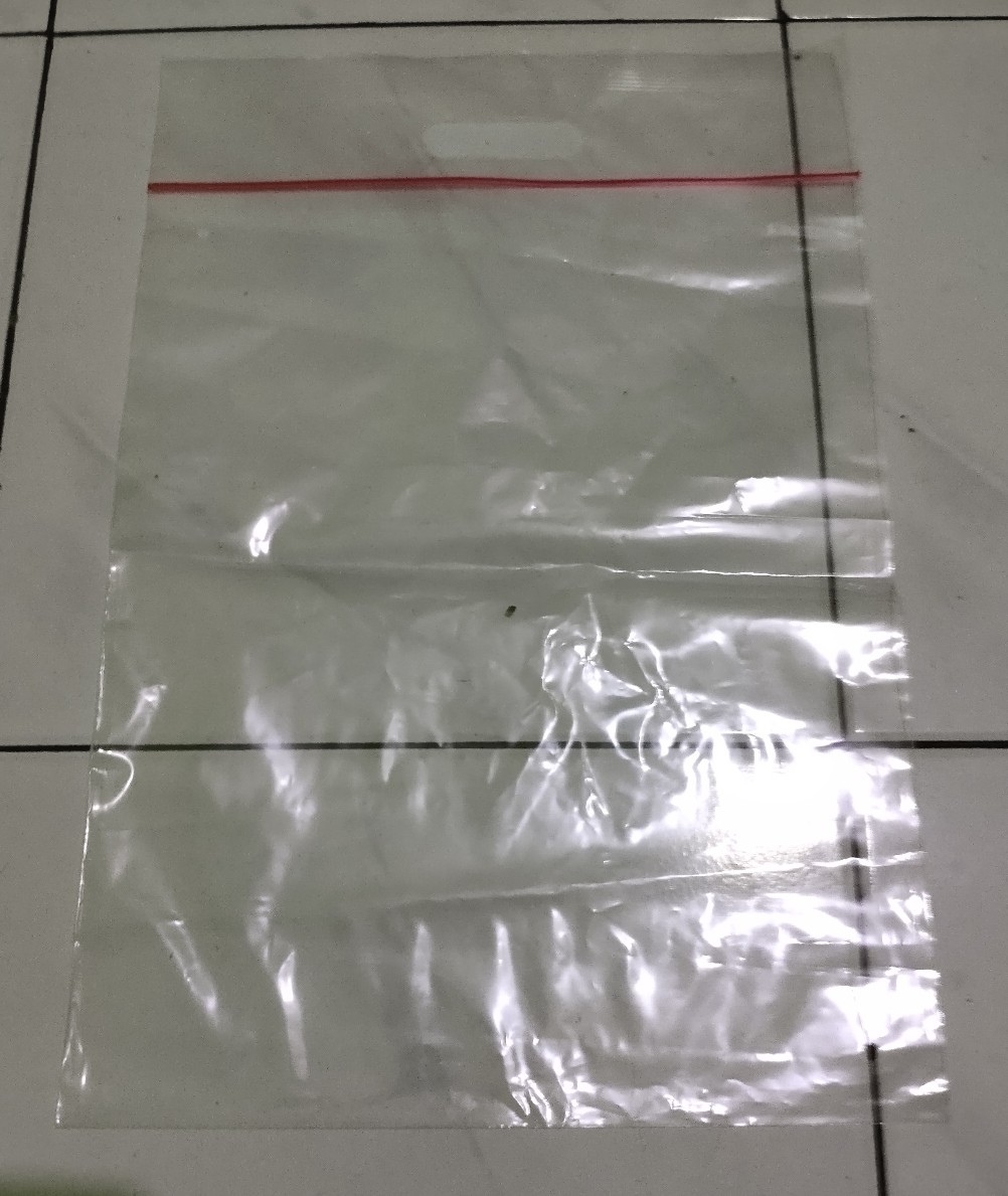 Plastik / Tas Klip Ziplock Ukuran Besar Tebal 28x35cm