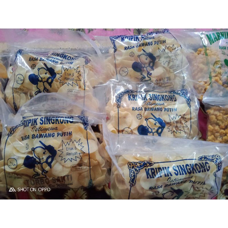 Jual Kripik Singkong Madura Rasa Bawang Putih Dan Pedas Manis Merk