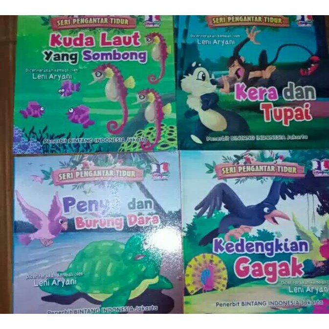 Paket 15 Buku Cerita/Dongeng Pengantar Tidur Bilingual Full Color-1