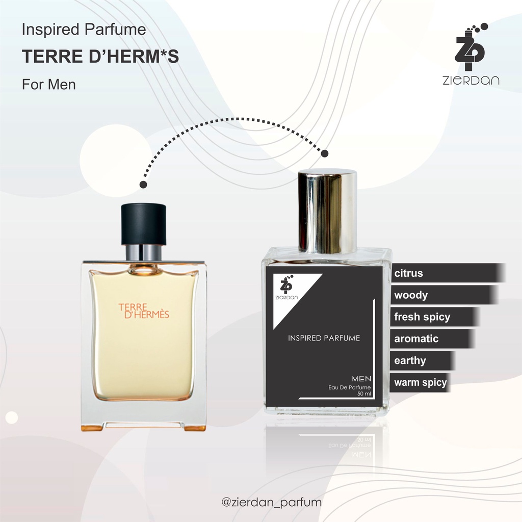 Zierdan Inspired Parfum Terre D'Herm*s Parfume Farfum Minyak Wangi Tahan Lama Pria Cowok