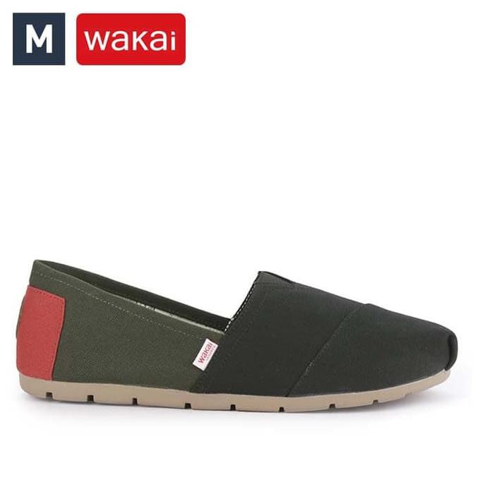 promo sepatu wakai slip on mitsu pria original terbaru