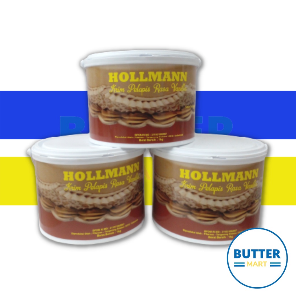 

HOLLMAN BUTTER CREAM RASA VANILLA 1Kg