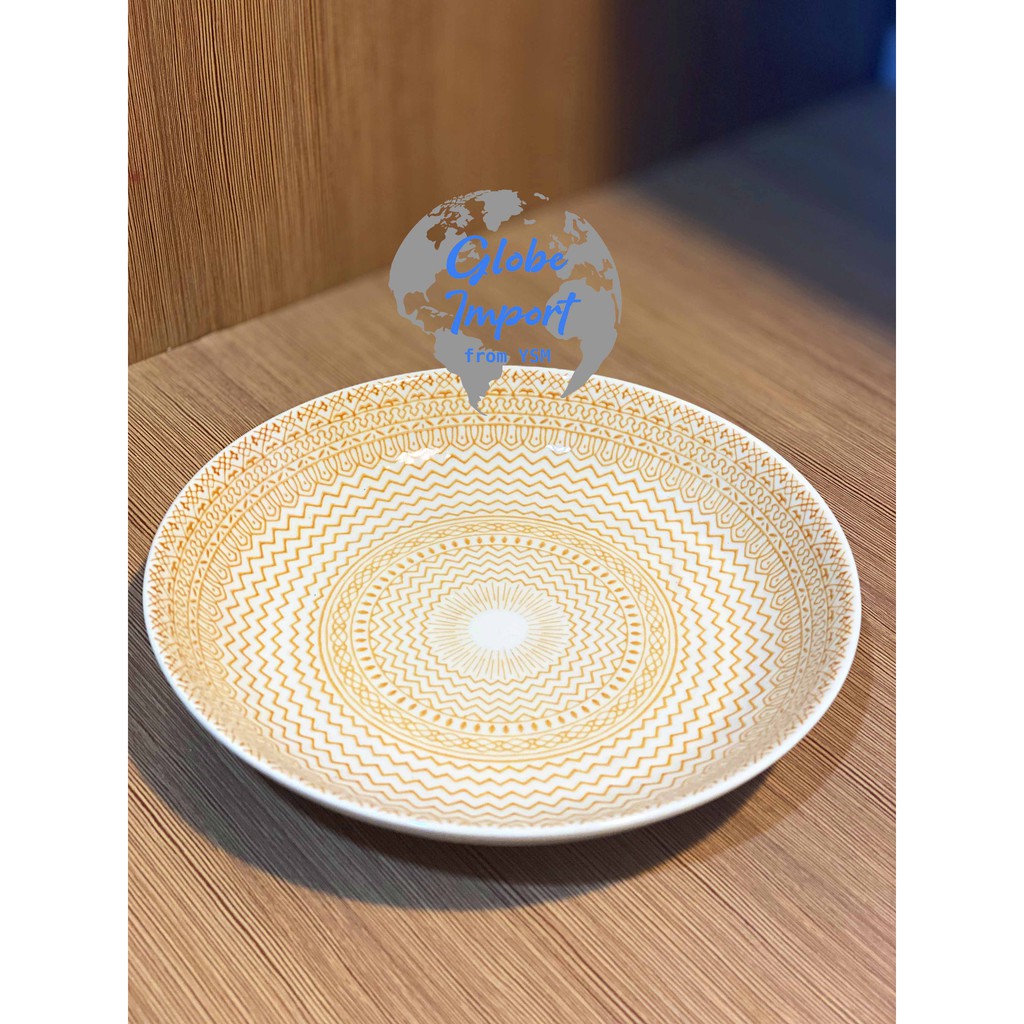 Piring Makan Dinner Plate Motif Batik Mewah Hotel Cafe Restaurant