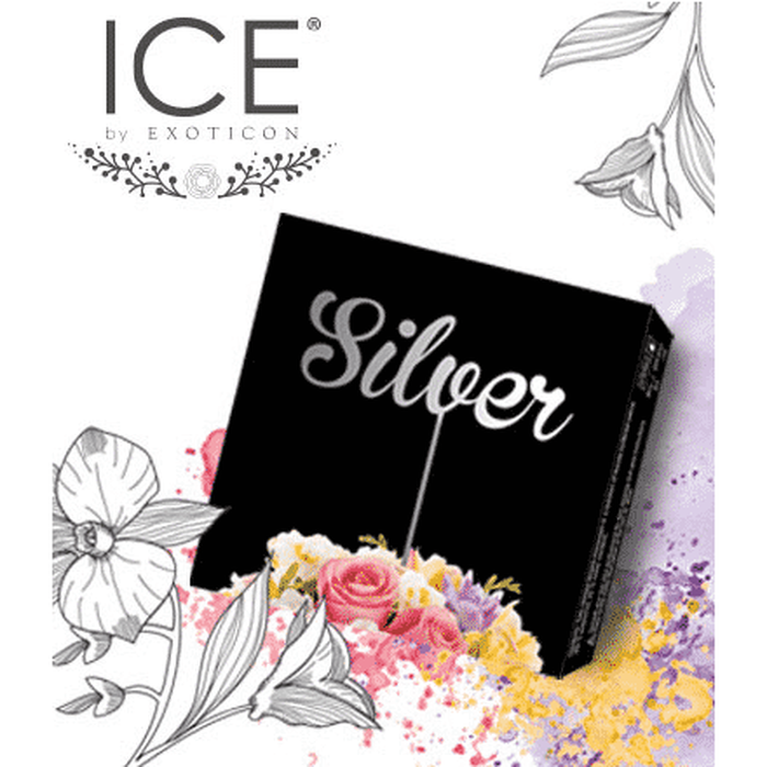ORIGINAL Softlens ICE SILVER - 01 Grey, Normal