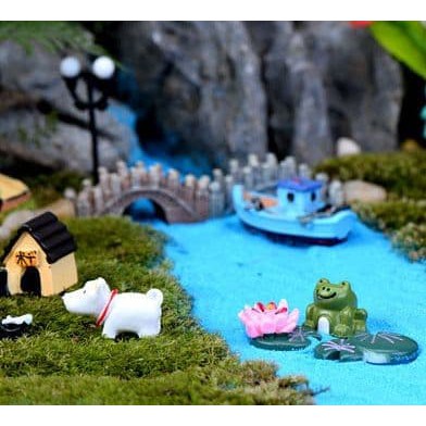 Miniatures - Terrariums - Fairy Garden - Animal_Frog (3pcs)