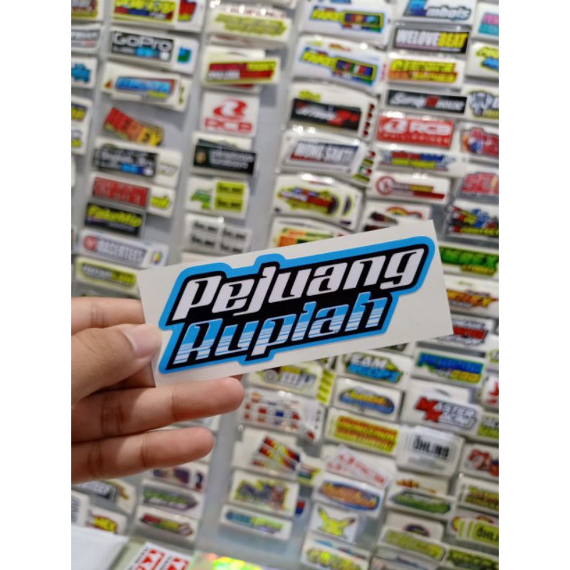 sticker printing PEJUANG RUPIAH