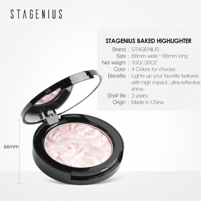 (READY &amp; ORI) STAGENIUS 4 Colors Highlighter Palette SG04 4 warna