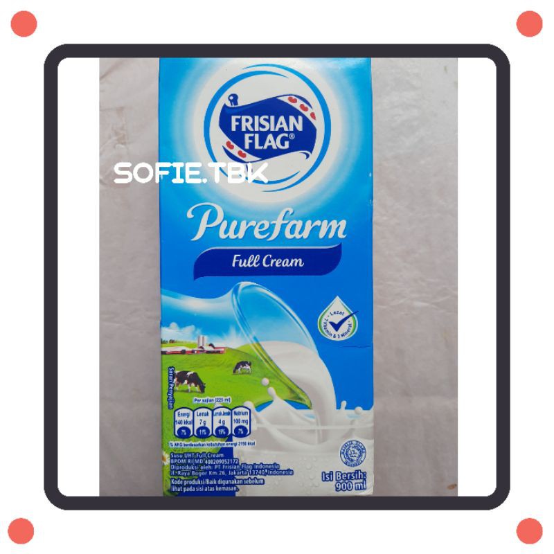 

Susu UHT Frisian Flag Full cream 900ml