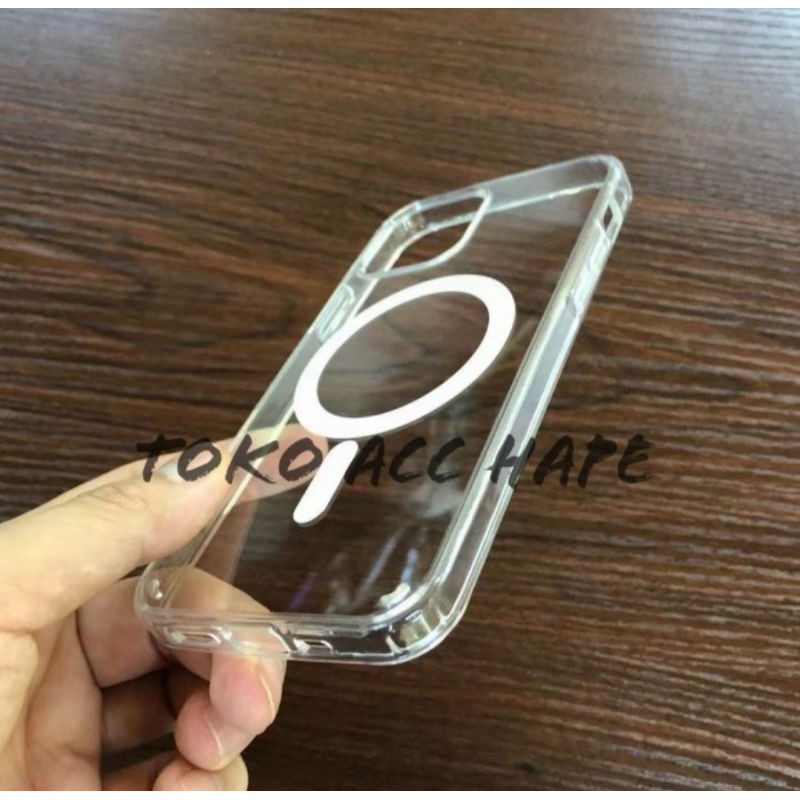 IPHONE 11/11 PRO/11 PRO MAX MAGSAFE CLEAR CASE ANTI CRACK BENING HIGHCOPY PREMIUM QUALITY