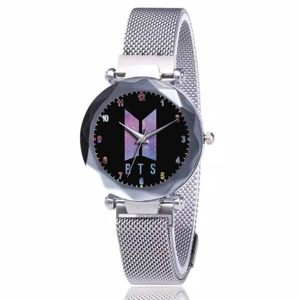 Jam Tangan Wanita Custom - KPOP BTS Free Box &amp; Batre Cadangan 4