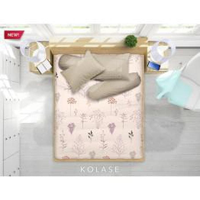Sprei My Love Single 100x200 No 4 - Motif Karakter Kolase