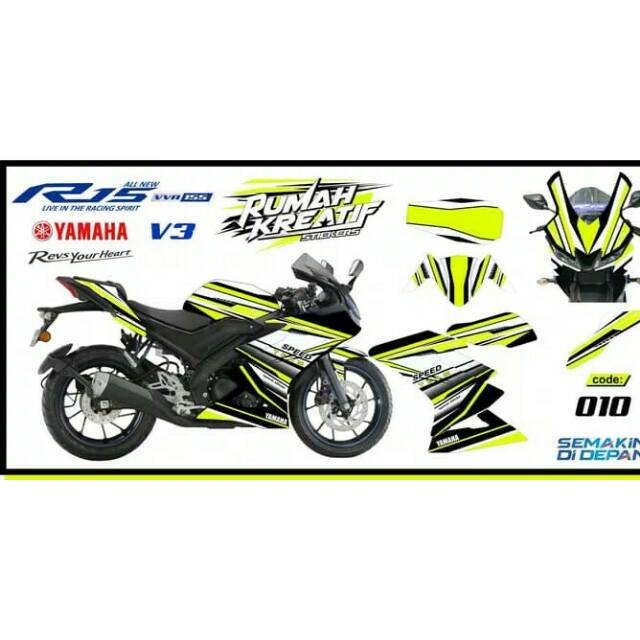 DECAL*STICKER*STRIPING YAMAHA R15 V3  89