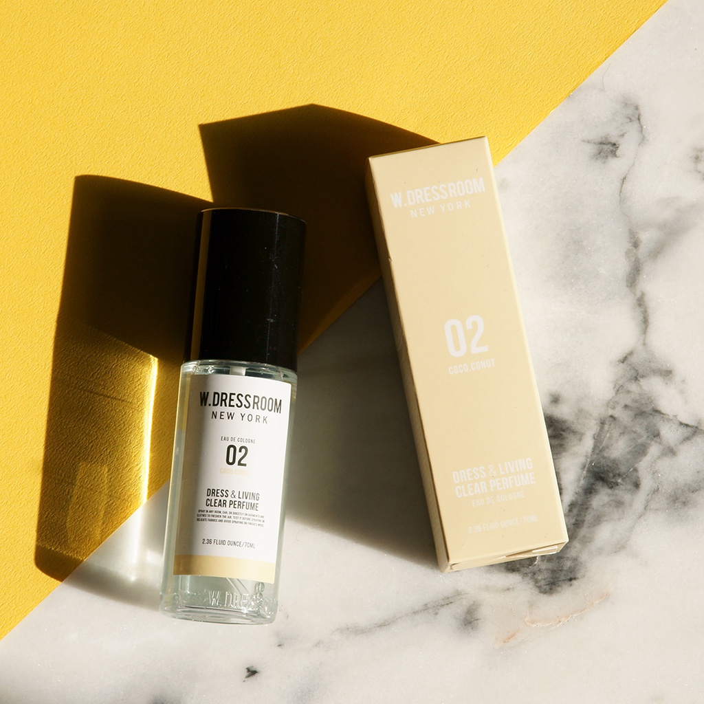 WDRESSROOM Dress &amp; Living Clear Perfume No. 02 Coco.Conut (70ml) -  Parfum Korea BTS