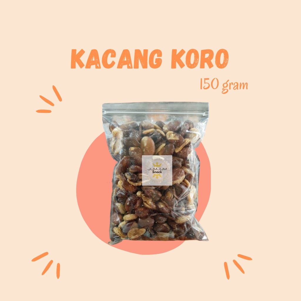 KACANG KORO KULIT ASIN | KACANG KORO TANPA KULIT