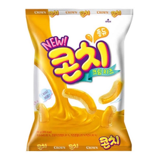 

Snack jagung korea rasa keju - konchi crown