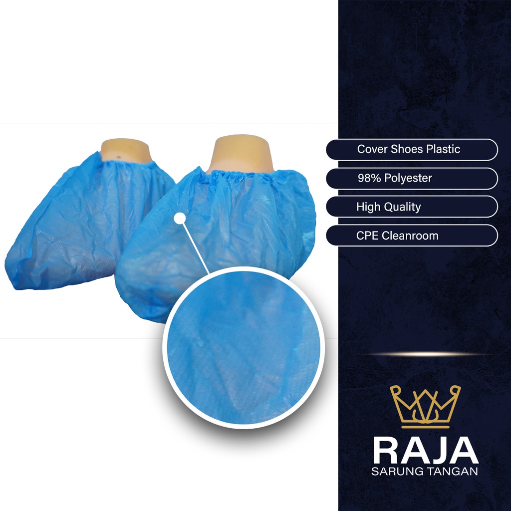 Plastik Pelindung Sepatu Cover Shoes Plastic CPE Cleanroom