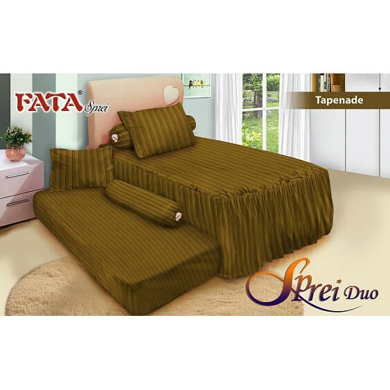 Seprai Sarung Bantal Guling Sprei Kasur Halus Bahan Lembut Home Made H4F0 DOUBLE SORONG DUO POLOS EM