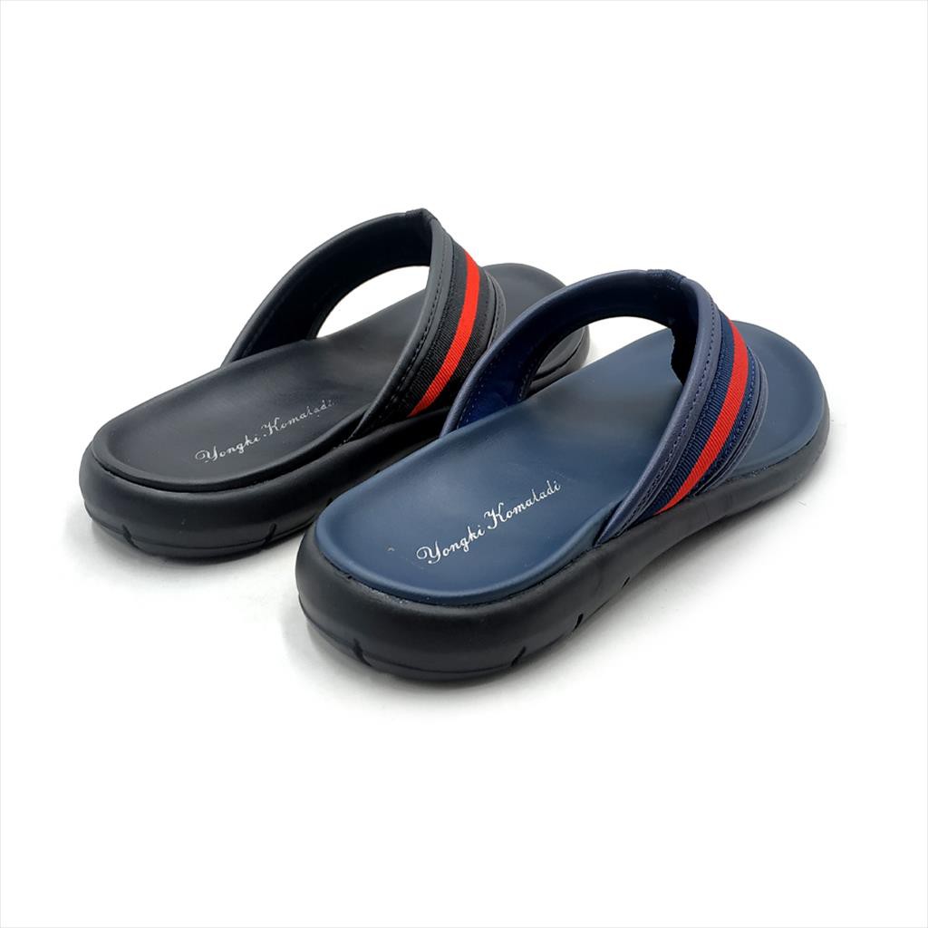 YONGKI KOMALADI MEN RCS 14343 TAN/HITAM / Ramayana Jatinegara