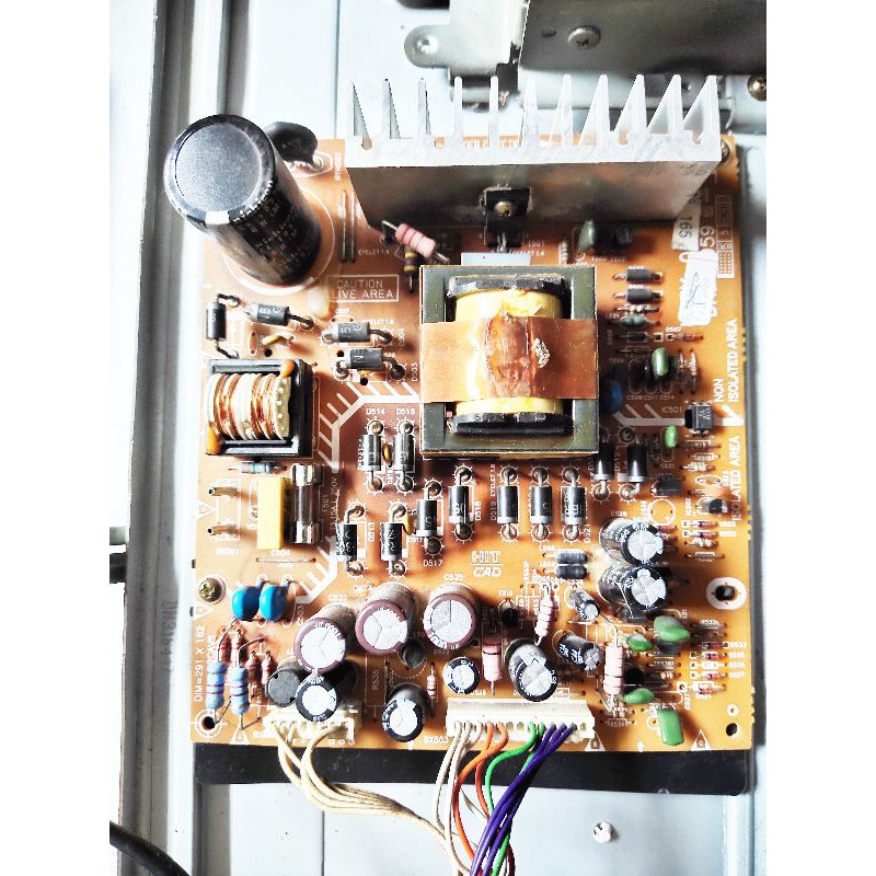 PSU - POWER SUPPLY - Mesin Tv Polytron PLM32B21 PLM 32B21 PLM32M11 32M11