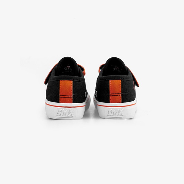 Geoff Kids - Timeless Kids Black Orange | Sepatu Anak | Sneakers-3
