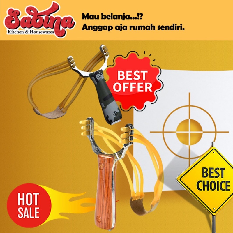 Ketapel Katapel Pelintengan Blandring Aluminium Slingshot