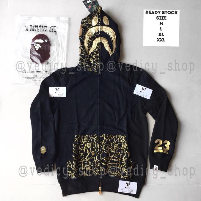 harga bape shark hoodie original