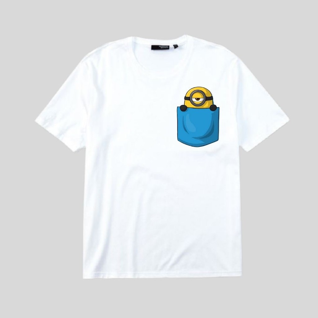 May Clothing - Kaos Kartun Minion Animasi Lucu Kaos Koas Dewasa Anak Karater Distro Kekinin T Shirt 