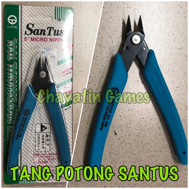 TANG PENGUPAS/PEMOTONG KABEL UPGRADE SANTUS 5&quot;(BIRU)