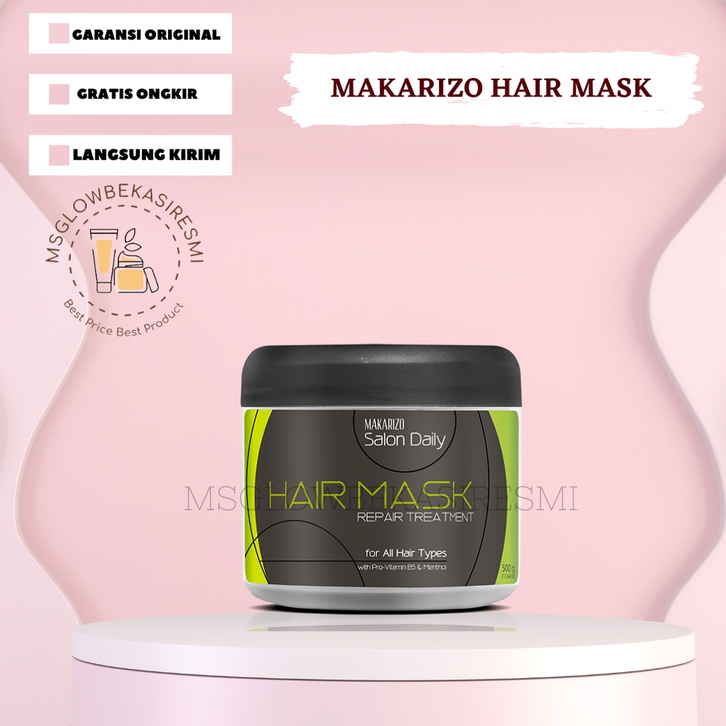 MGBR - Makarizo Salon Daily Hair Mask 500gr - makarizo hair mask  - masker rambut makarizo  -  makar