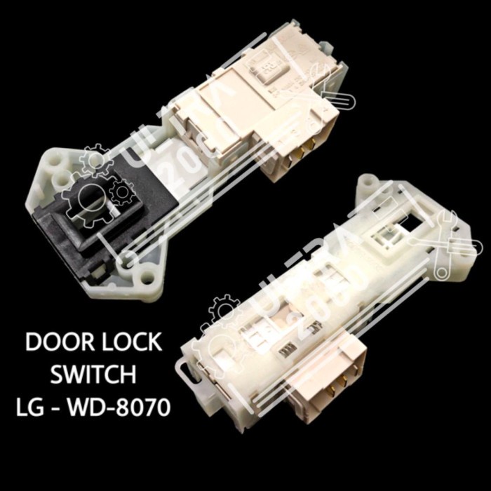 DOOR LOCK / INTERLOCK SWITCH PINTU MESIN CUCI LG / Alat Sparepart Mesin Cuci 1 Tabung
