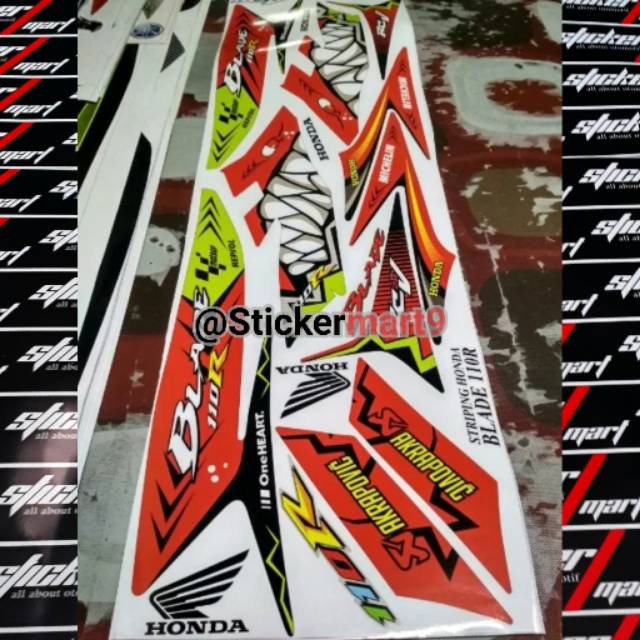 15 Trend Terbaru Modif Dengan Stiker Hitam  Doff Honda 