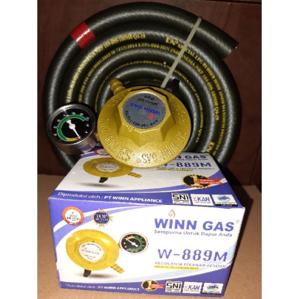 Regulator Gas Anti meledak Winn gas SLE 889 M BIOGAZ SELANG gas 500 psi DN 3 LAPIS iso 9001:2015 Ori