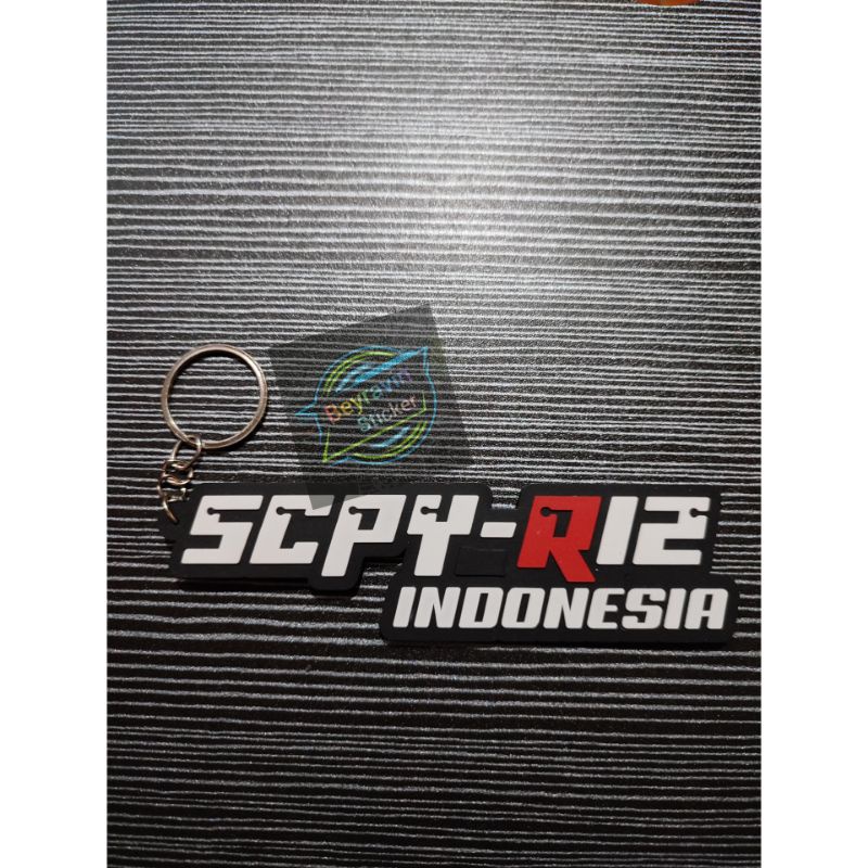 GANTUNGAN KUNCI KARET SCPY R12 SCOOPY INDONESIA