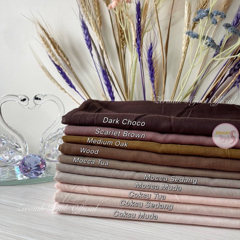 Segiempat Paris Polos Red Rose IMPORT Murah