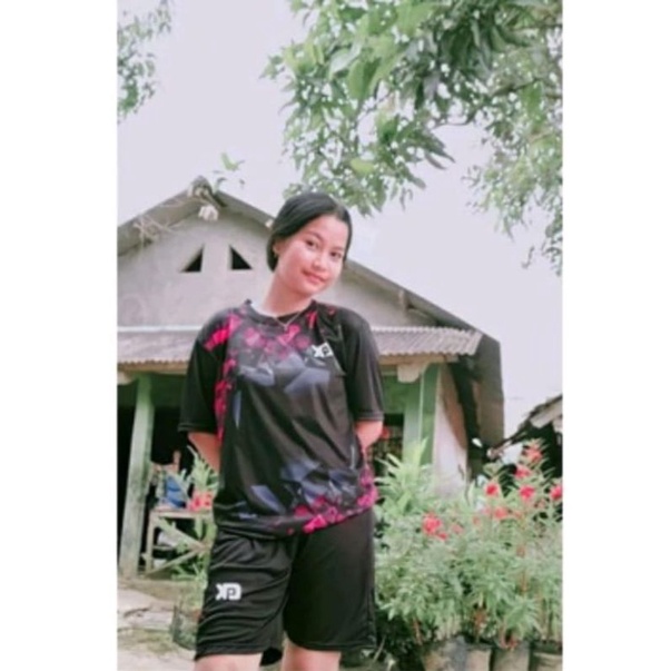 COD SETELAN DAN ATASAN JERSEY BAJU VOLI WANITA 1 SET PAKAIAN OLAHRAGA WANITA KAOS OLAHRAGA PRINTING 