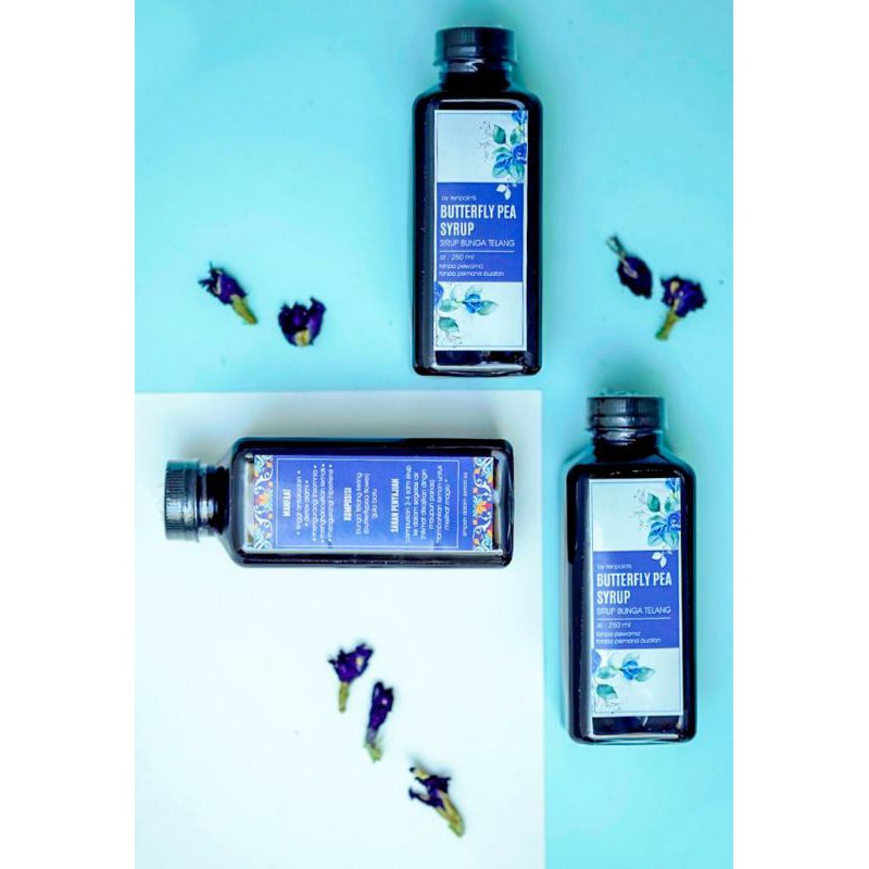 

Sirup Bunga Telang, Butterfly Pea Syrup