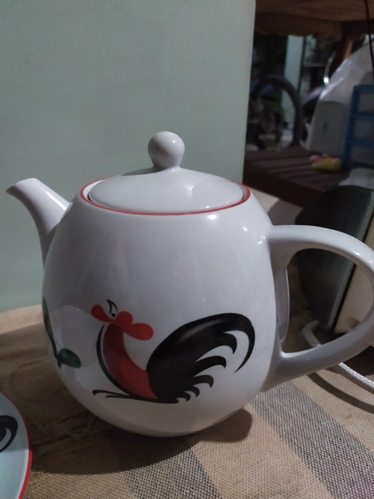 Teko Ayam Jago Bulat 1.2 Liter