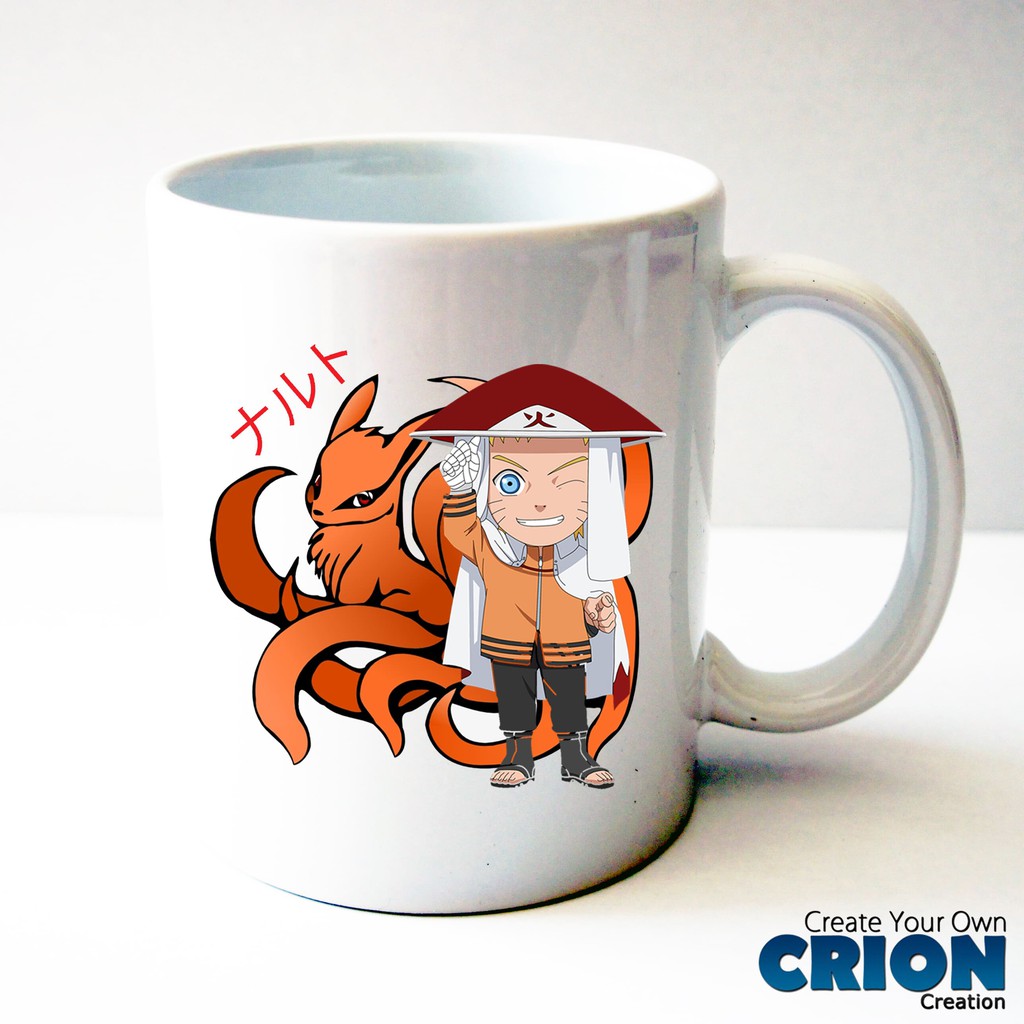 Gelas Mug Naruto Team 7 - Hadiah / Ulang Tahun - By Crion