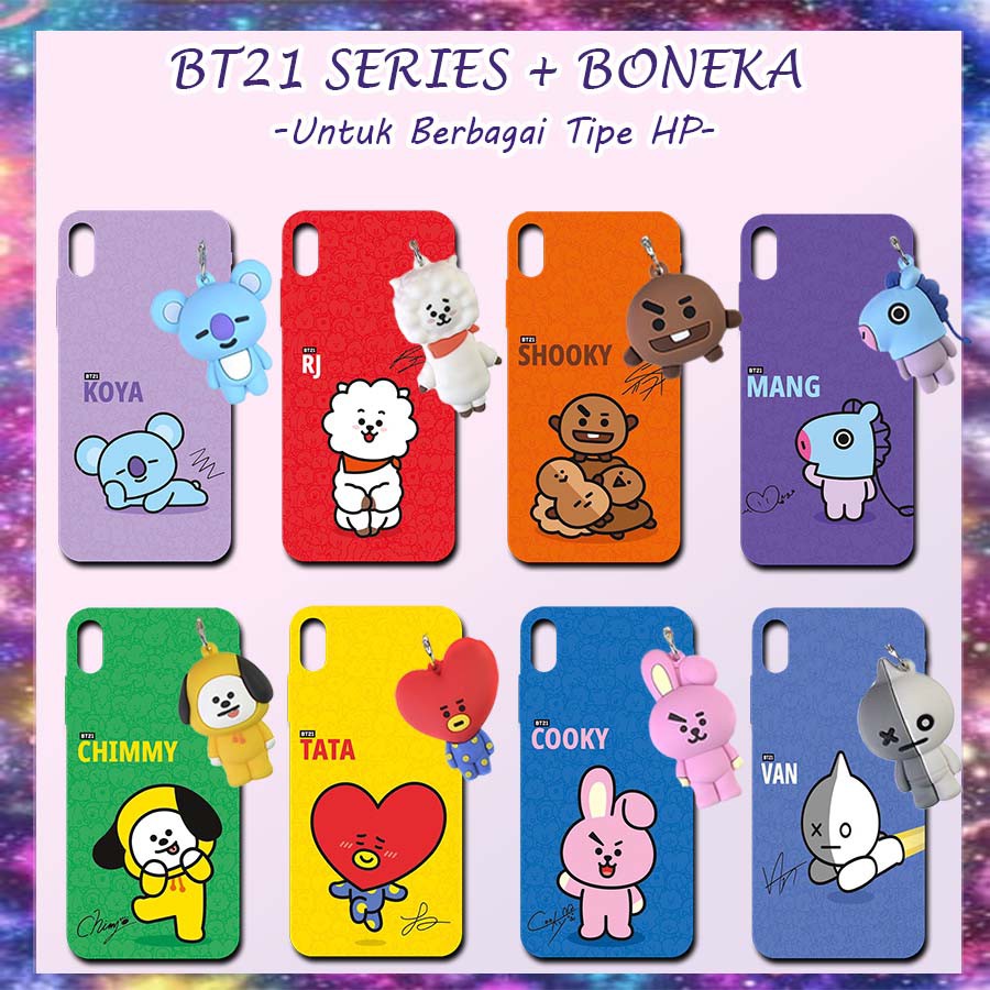 Boneka 3D  Gantung BT21 BTS Chiby 1 HARI JADI Hampir 